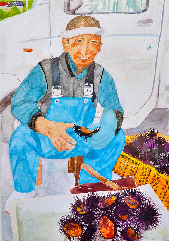 Web東海新報｜水産庁長官賞を受賞、吉浜中の菊地さん（3年）／全国海