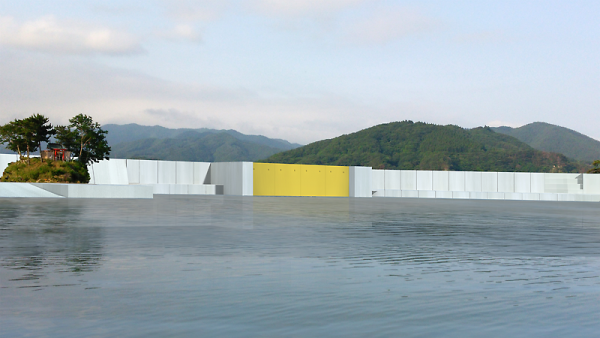 水門の完成イメージ（県提供）
