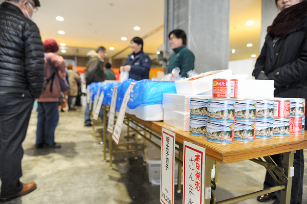 新商品をお披露目する業者も