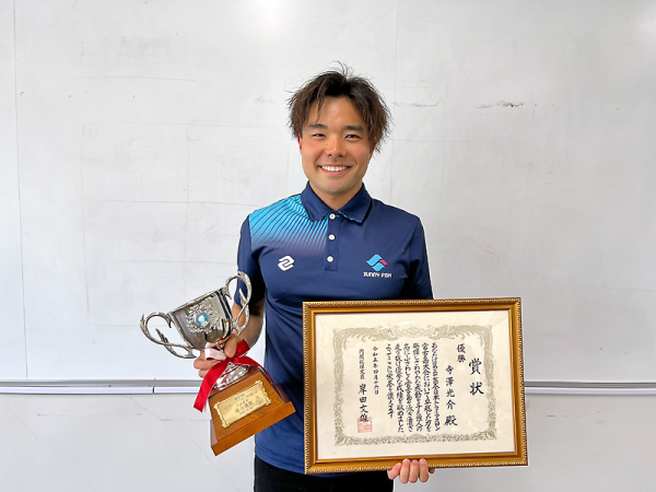 宮古島大会で初出場、初優勝を果たした寺澤選手
